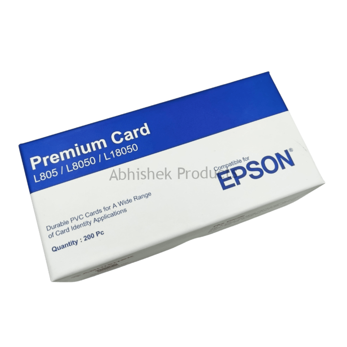 EPSON SPECIAL CARDS 200 PCS BOX PACKING FOR EPSON L8050 L805 L18050 PVC CARD INKJET PRINTER (5)