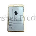 GOLD METAL ID CARD HOLDER Aluminium ID CARD BADGE TAG HOLDER (2)