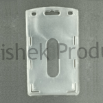 H133 Crystal Elite 54X86MM Vertical PVC Transparent ID CARD HOLDER 04