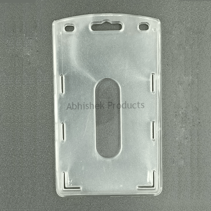 H133 Crystal Elite 54X86MM Vertical PVC Transparent ID CARD HOLDER 04