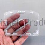 H134 – Crystal Elite 54X86MM Horizontal PVC Transparent ID CARD HOLDER