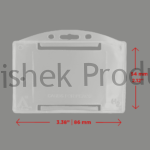 H60 – 54X86MM Horizontal PVC RFID ID CARD HOLDER 02