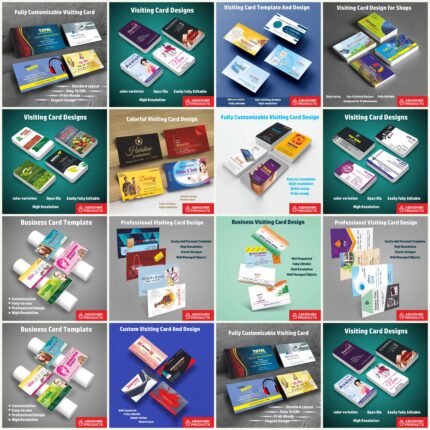 Jumbo Pack Visiting Card Design 1000 Designs – CDR v11 CorelDraw File