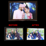 LED FRAME WITH ADAPTER 03