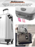 Metal Luggage Tag Stainless Steel Metal Luggage Tag (4)