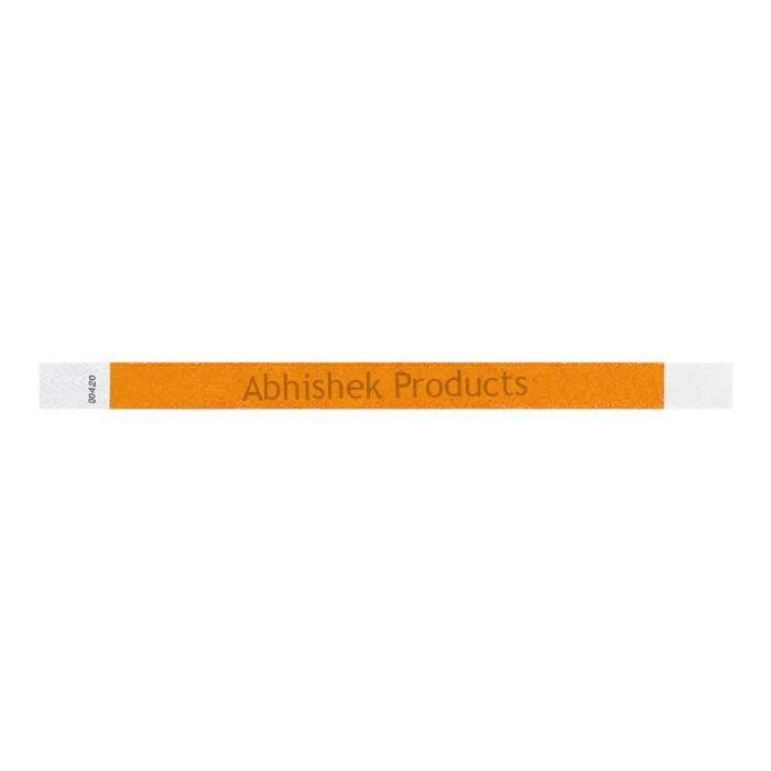 Paper Wristband Orange 02