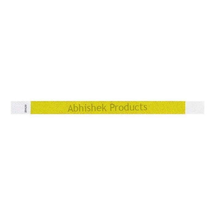 Paper Wristband Yellow 02