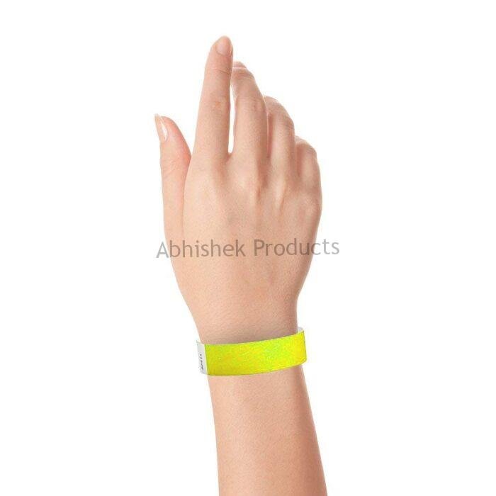 Paper Wristband Yellow 03