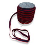 RedBlue Dual Colour Flat ID Card Lanyard Roll For ID Cards Tags, Double Colour Tag Roll (5)