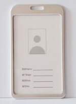 SILVER METAL ID CARD HOLDER Aluminium ID CARD BADGE TAG HOLDER (2)