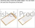 SILVER METAL ID CARD HOLDER Aluminium ID CARD BADGE TAG HOLDER (5)