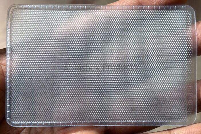 Texture Atm Card Cover, Pvc Pouch, Ready Made For Id Cards