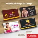 Visiting Card Design Files For Garments, Gym, Ladies Gym, Hardware, Tiles, Tiles & Hardware, Waterproofing, Bricks, Paints, (6)