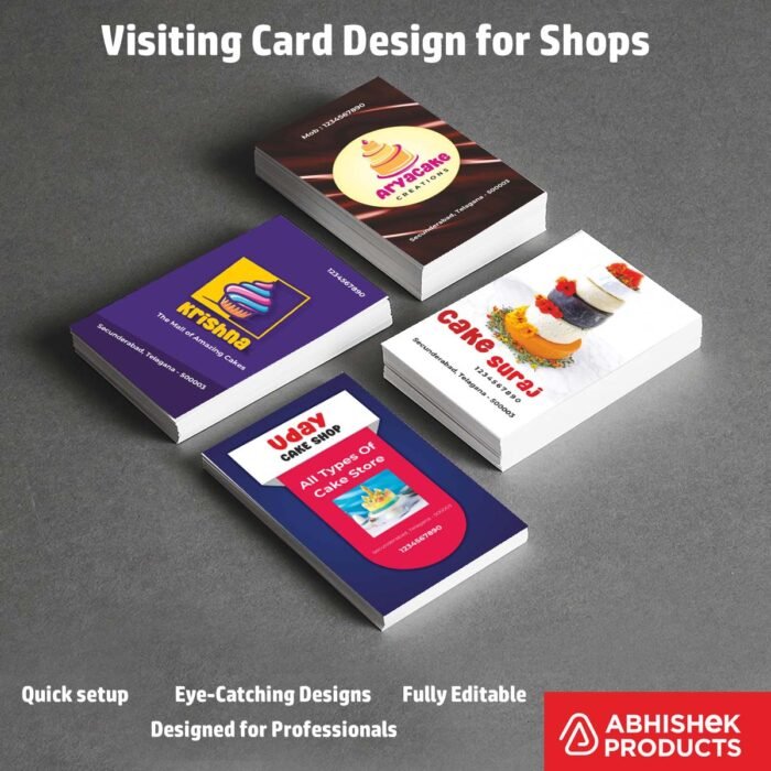 Visiting Card Design Files For , Solar, Spa Center, Tailors, Cake Shop, Tattoo, Lathe Work, Engineering Works, Metal Art (10)