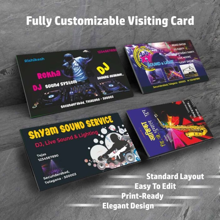 Visiting Card Design Files For Piano Class,Mind Training,Music Class,Singing Class,Computer Class,Constructions,Bricks,Real Estate,Cour (19)