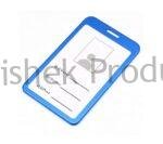 blue metal id card holder badge aluminium (2)