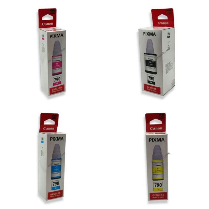 Canon Pixma GI-790 Original Ink Bottle For G1000 G1010 G2000 G2010 G3000 G3010 G4000 G4010 CMYK - Image 1