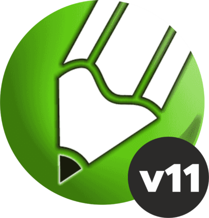 png transparent green pencil coreldraw logo cdr adobe illustrator icon free corel draw miscellaneous angle grass thumbnail version 11