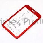 red metal id card holder alumnium (4)