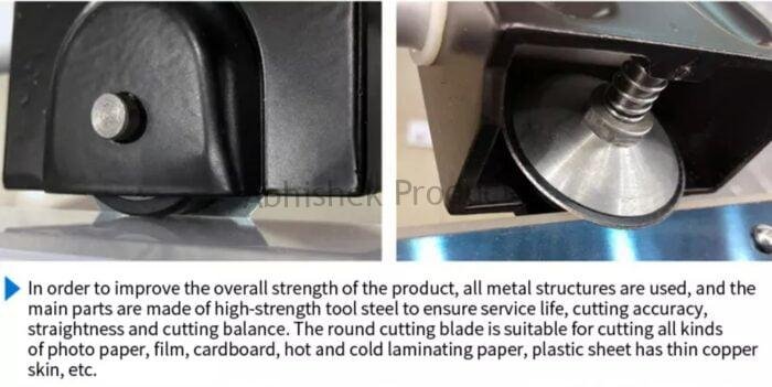 rotary cutter paper trimmer heavy duty Abhishek 350 micron lamination cutter 1