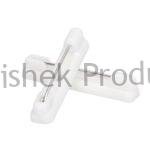 white palstic badge pins 3